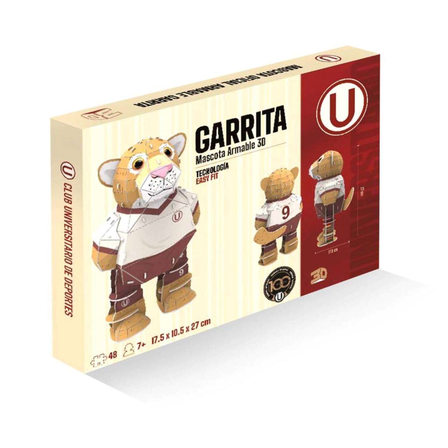 Mascota Oficial Garrita 3D - Universitario